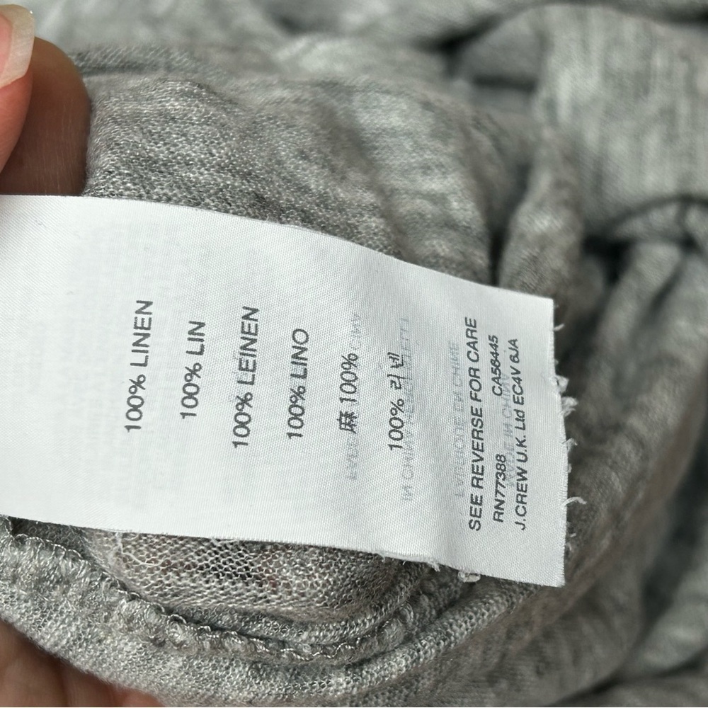 J crew linen short sleeve tee - Picture 4 of 5